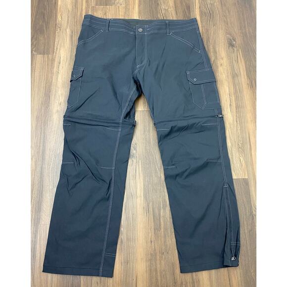 Men Kuhl Renegade Stealth Convertible hiking outdoor performance pants, 40x30 - Picture 1 of 6